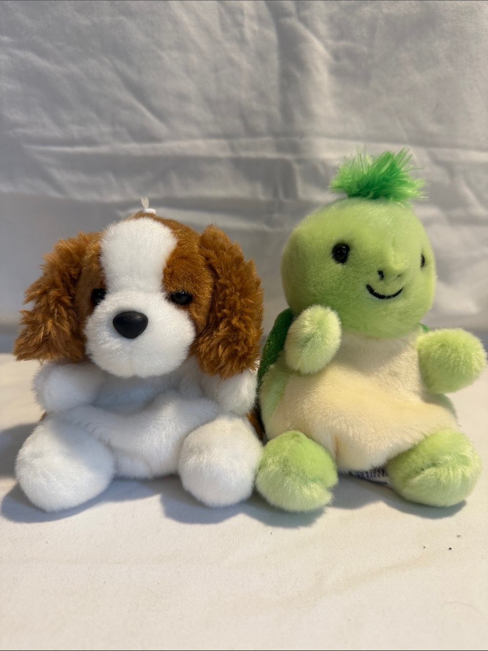 Palm Pals Original Turtle and Dog stuffed toy